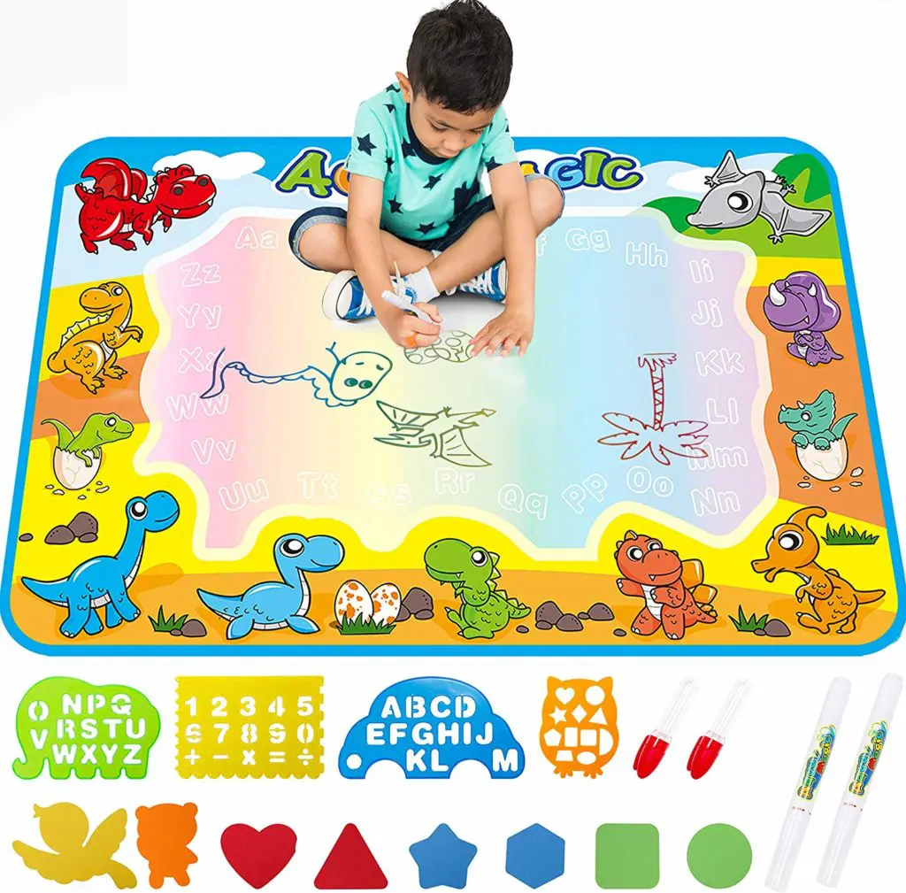 FREE TO FLY Large Aqua Drawing Mat - Top Toys and Gifts for Three Year Old Boys 1