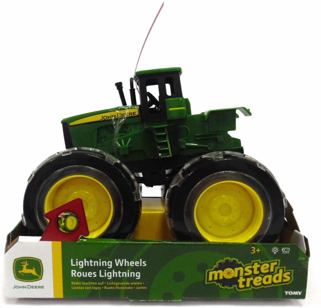 John Deere Monster Treads Lightning Wheels Tractor - Top Toys and Gifts for Three Year Old Boys 2