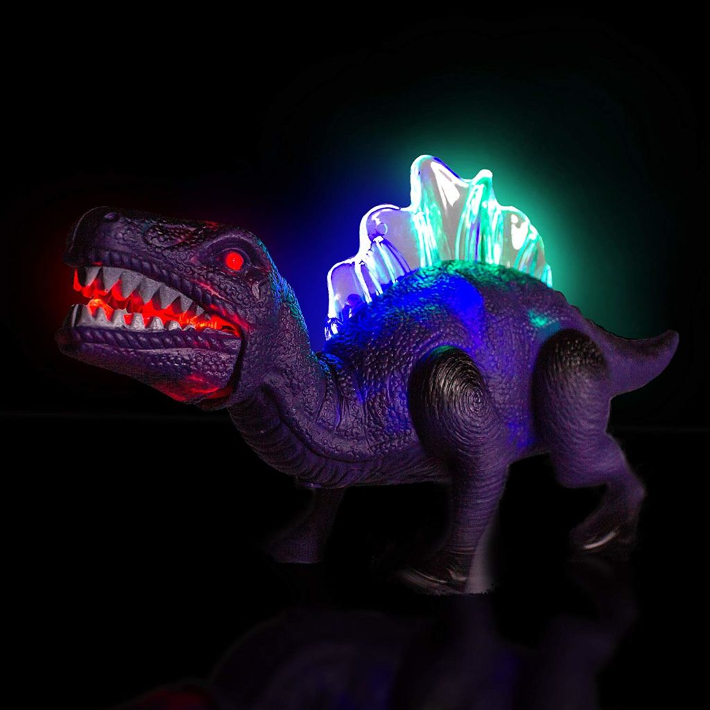 LED Light Up and Walking Realistic Dinosaur with Sound - Top Toys and Gifts for Three Year Old Boys 2