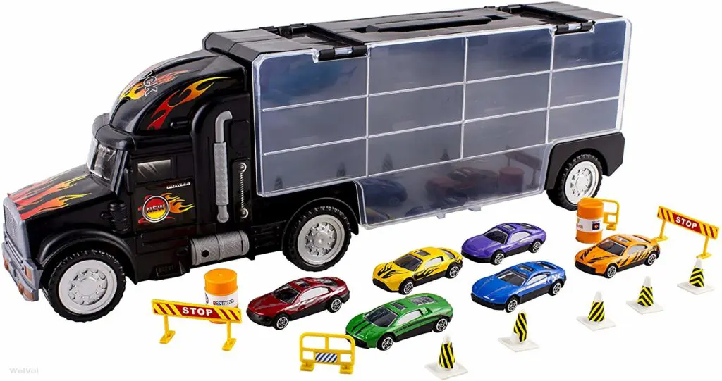 WolVol Transport Car Carrier Truck - Top Toys and Gifts for Four Year Old Boys 2