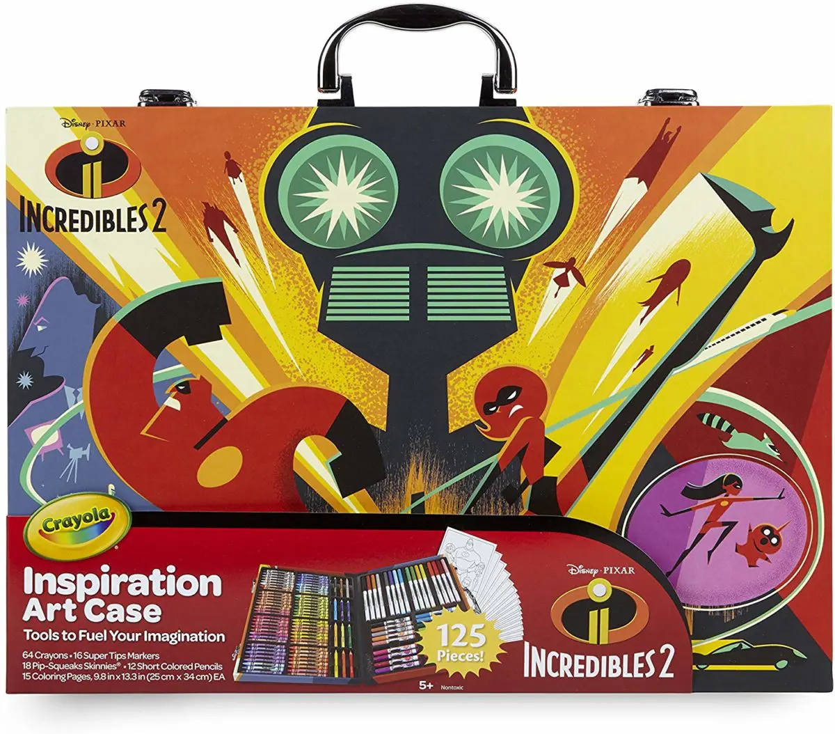 Crayola Disney Pixar Incredible 2 Inspiration Art Case - Top Toys and Gifts for Six Year Old Boys 1