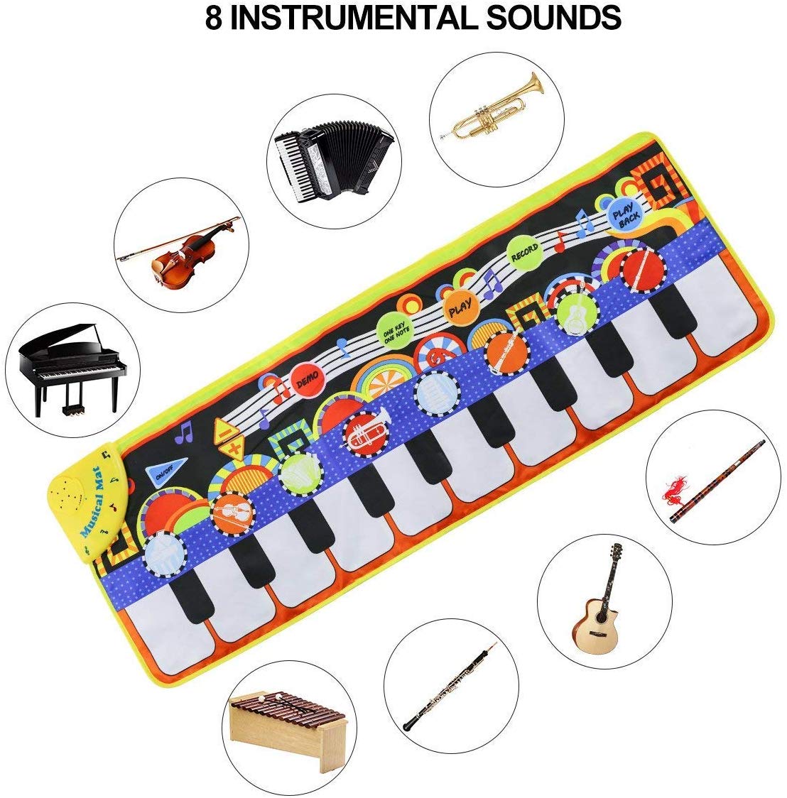 Cyiecw Piano Music Mat - Top Toys and Gifts for Four Year Old Boys 2