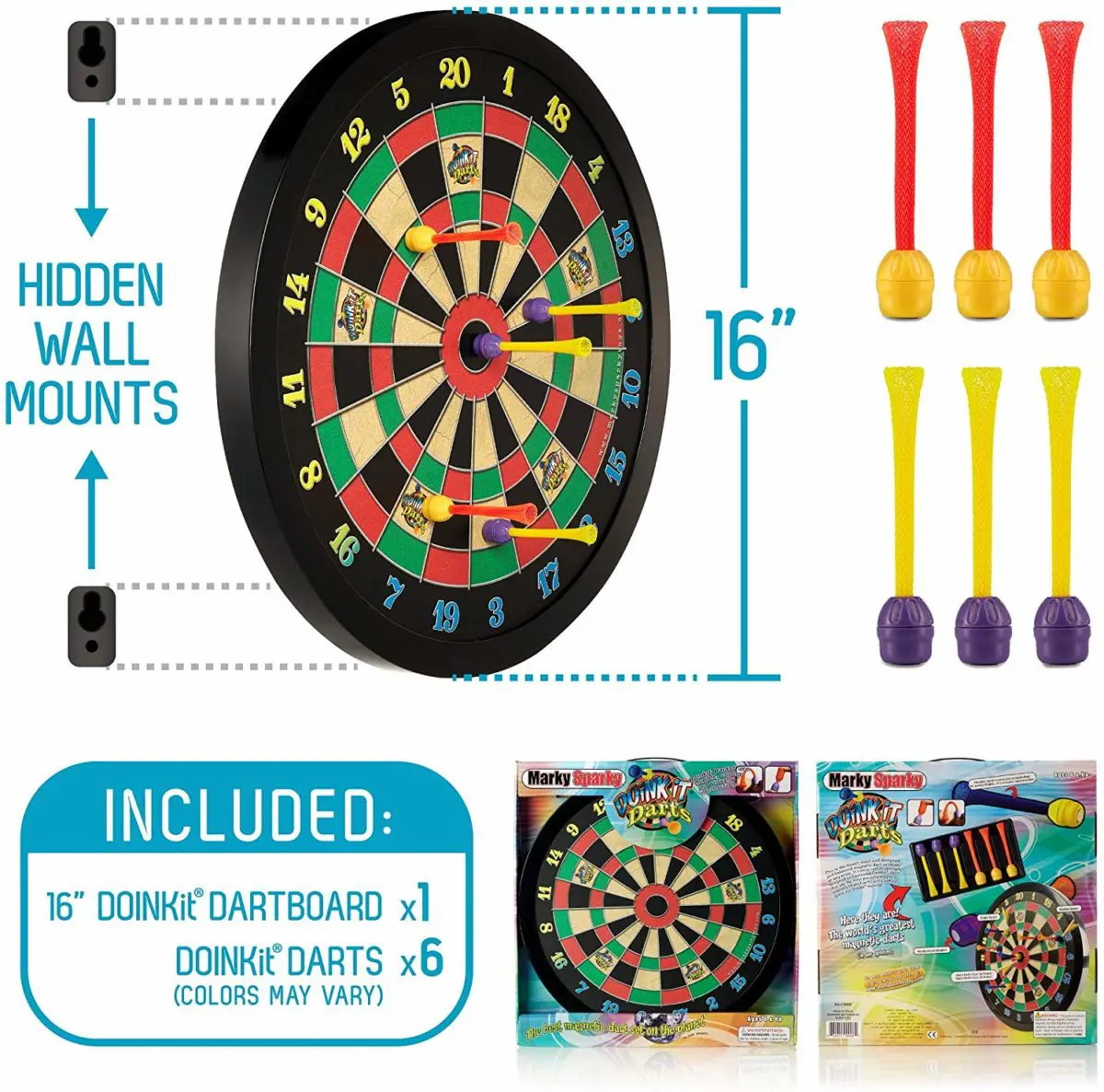 Doinkit Darts Kids Magnetic Dart Board - Top Toys and Gifts for Seven Year Old Boys 2