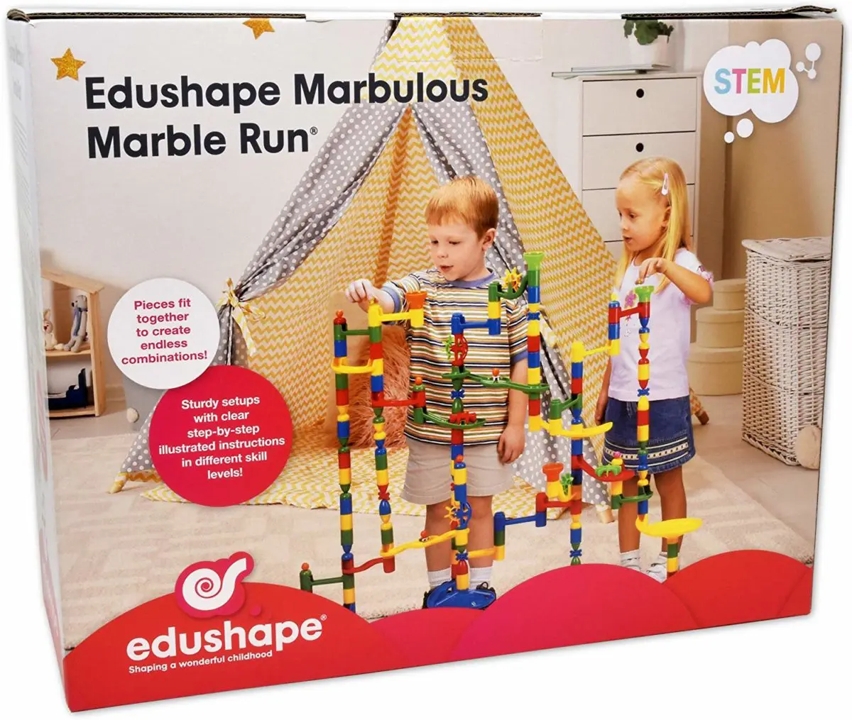 Edushape Marbulous Marble Run Track Set - Top Toys and Gifts for Five Year Old Boys 2