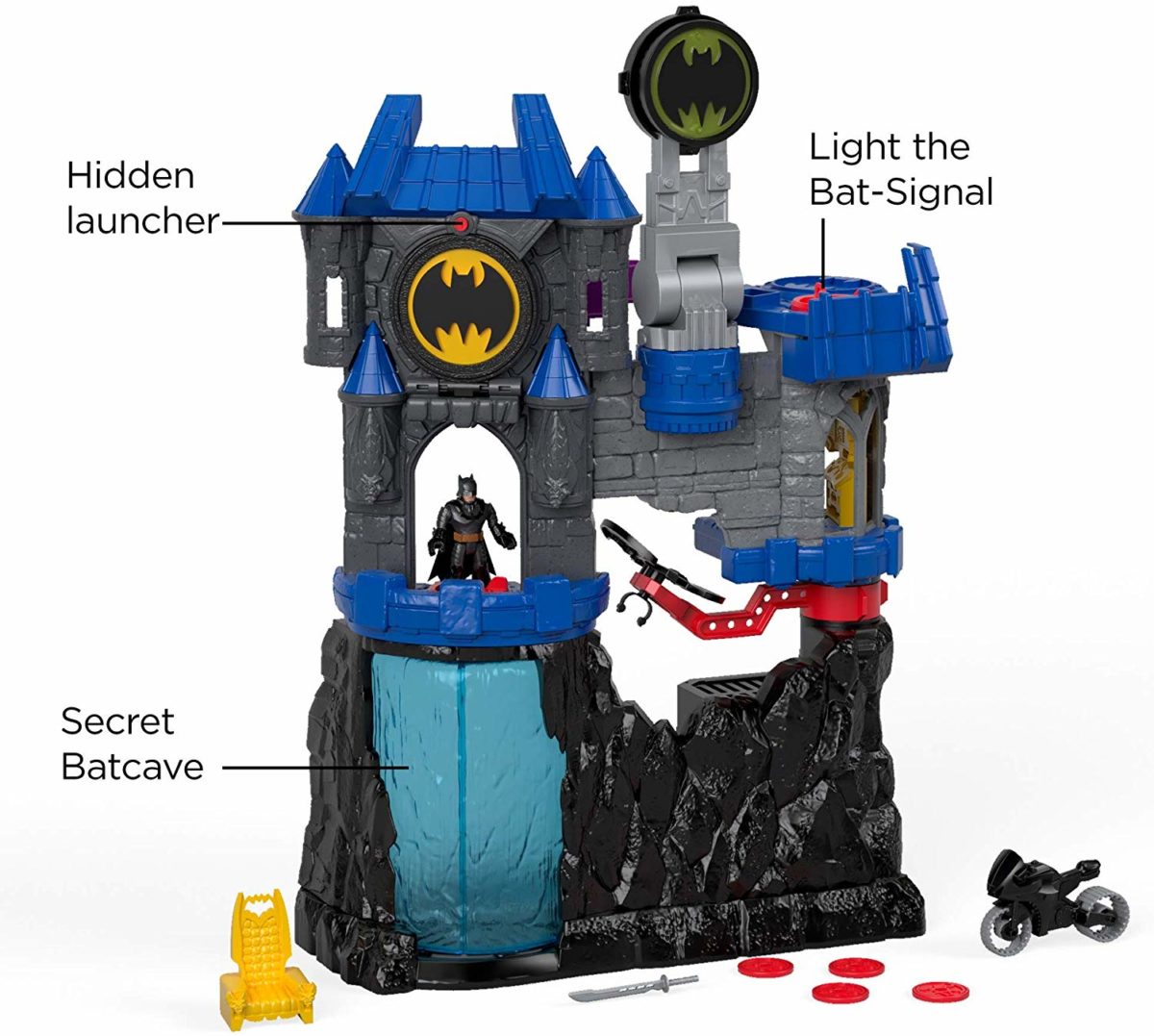 Fisher-Price Imaginext DC Super Friends, Wayne Manor Batcave - Top Toys and Gifts for Four Year Old Boys 2