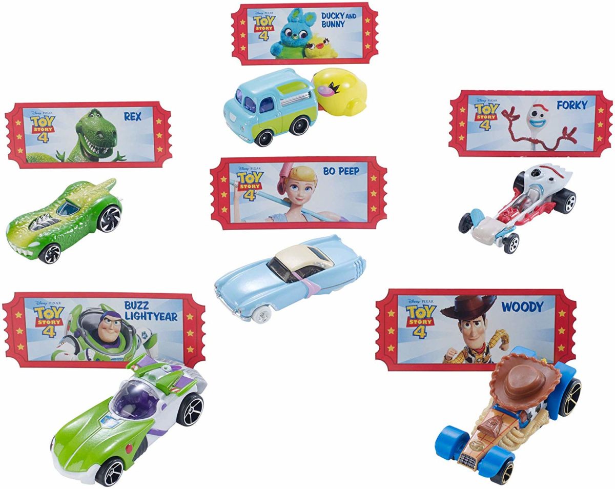 Hot Wheels Disney Pixar Toy Story 4 Character Cars 6 Pack Bundle - Top Toys and Gifts for Five Year Old Boys 2