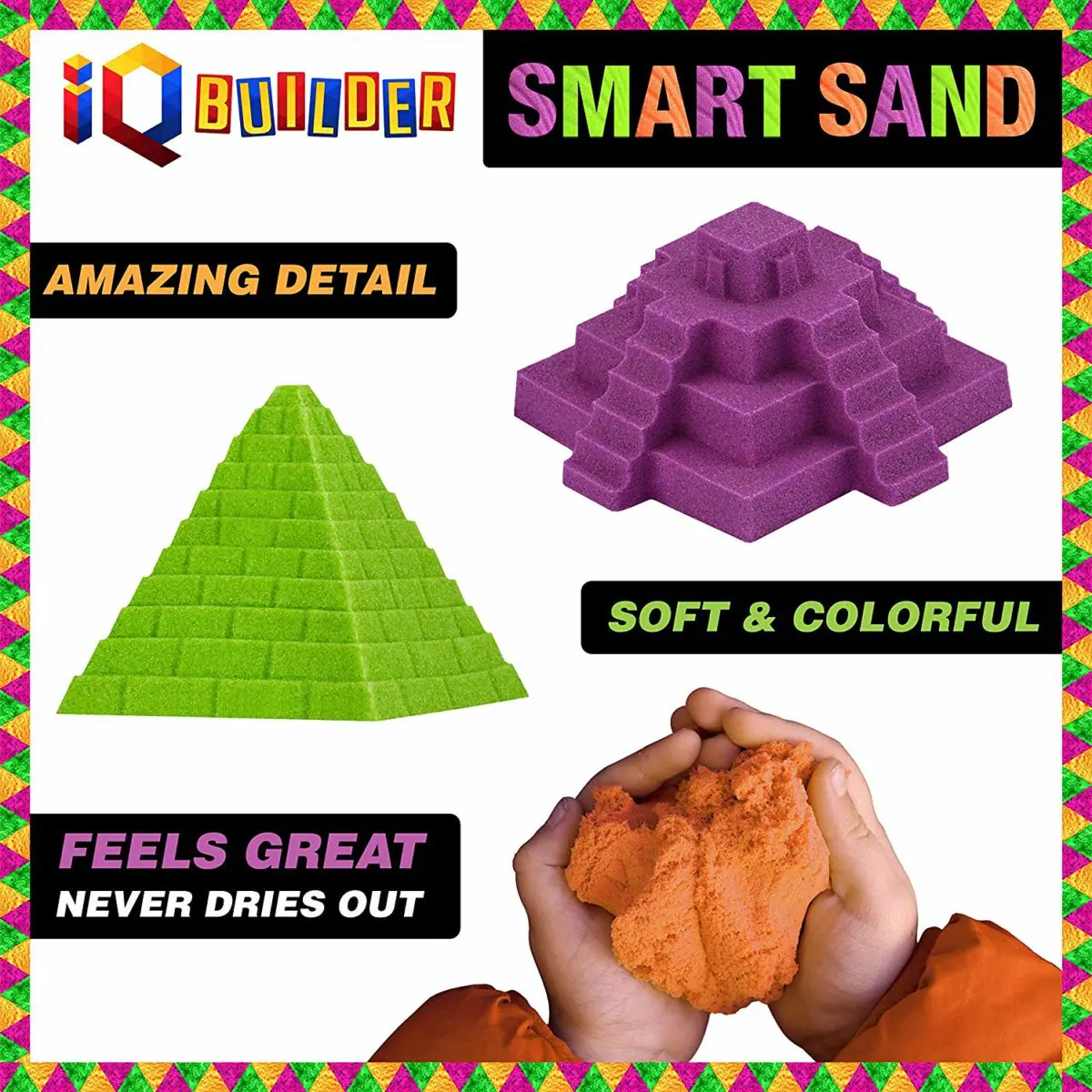 IQ Builder Creative Educational Art Play Sand - Top Toys and Gifts for Five Year Old Boys 1