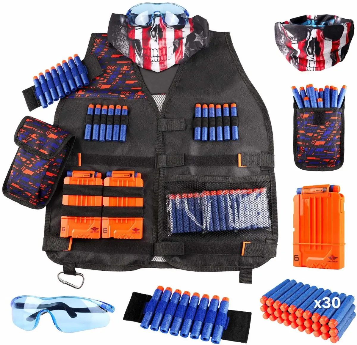 Kids Tactical Vest Kit for Nerf Guns-N-Strike Elite Series - Top Toys and Gifts for Seven Year Old Boys 1