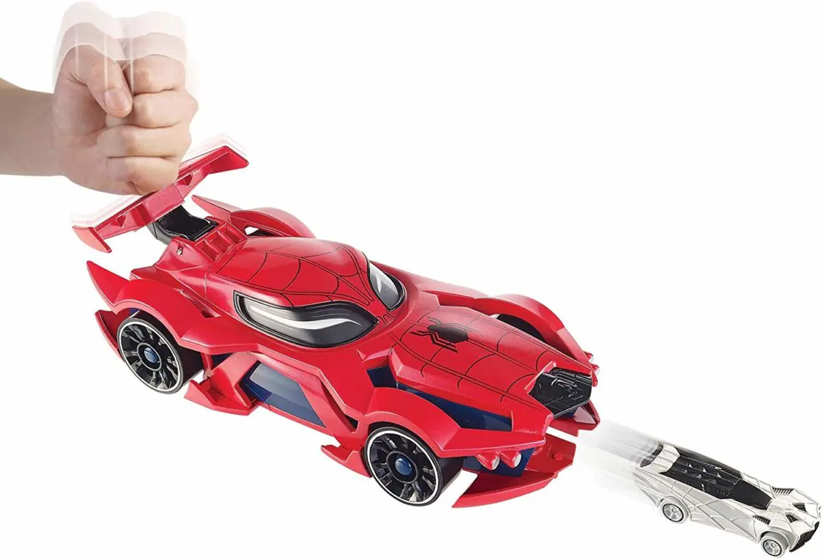 Marvel Hot Wheels Spider-Man Web Car Launcher - Top Toys and Gifts for Five Year Old Boys 2