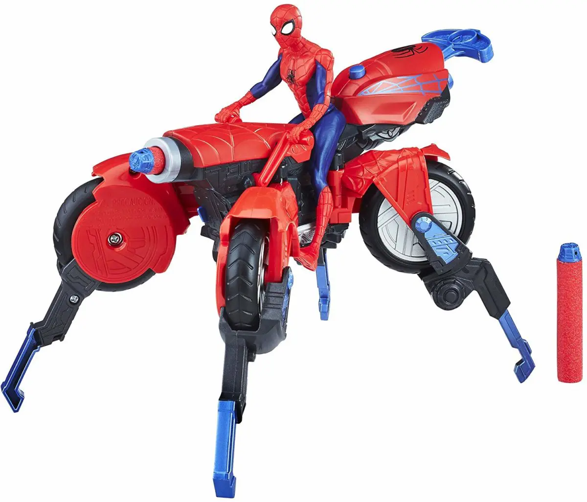 Marvel Spider-Man 3-in-1 Spider Cycle with Spider-Man Figure - Top Toys and Gifts for Six Year Old Boys 1