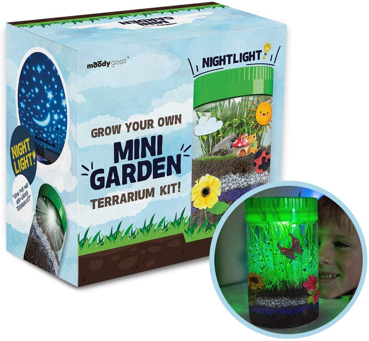 Moody Goat Terrarium Kit - Top Toys and Gifts for Six Year Old Boys 1