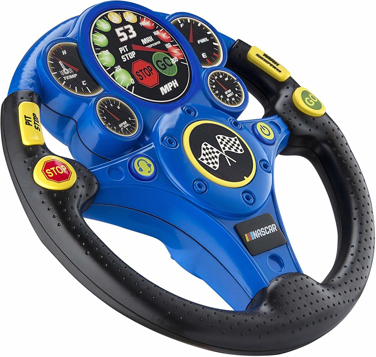 NASCAR Racing Wheel Rev N Go Steering Wheel for Kids - Top Toys and Gifts for Four Year Old Boys 2