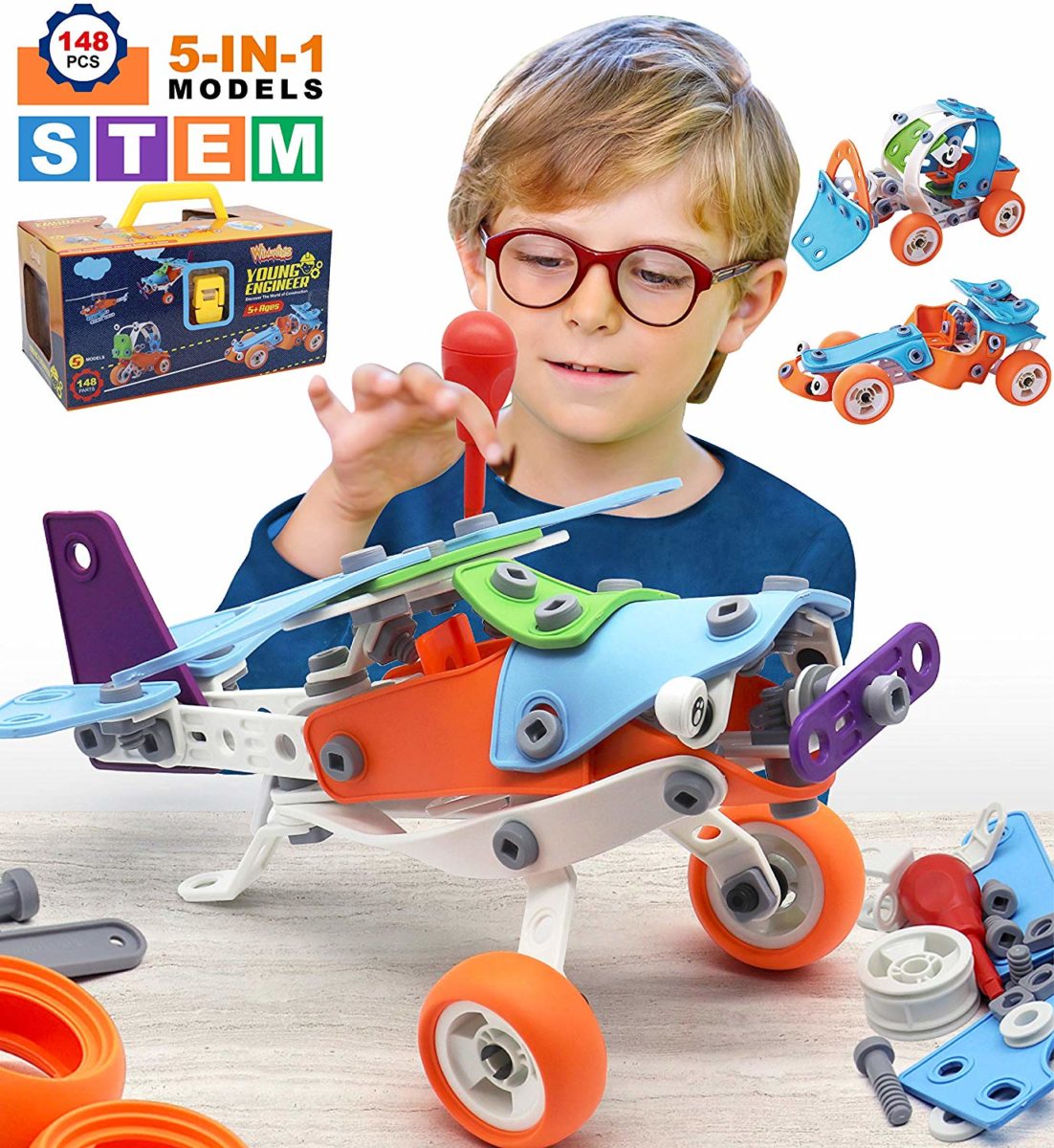 STEM Building Set for Boys - Top Toys and Gifts for Six Year Old Boys 1