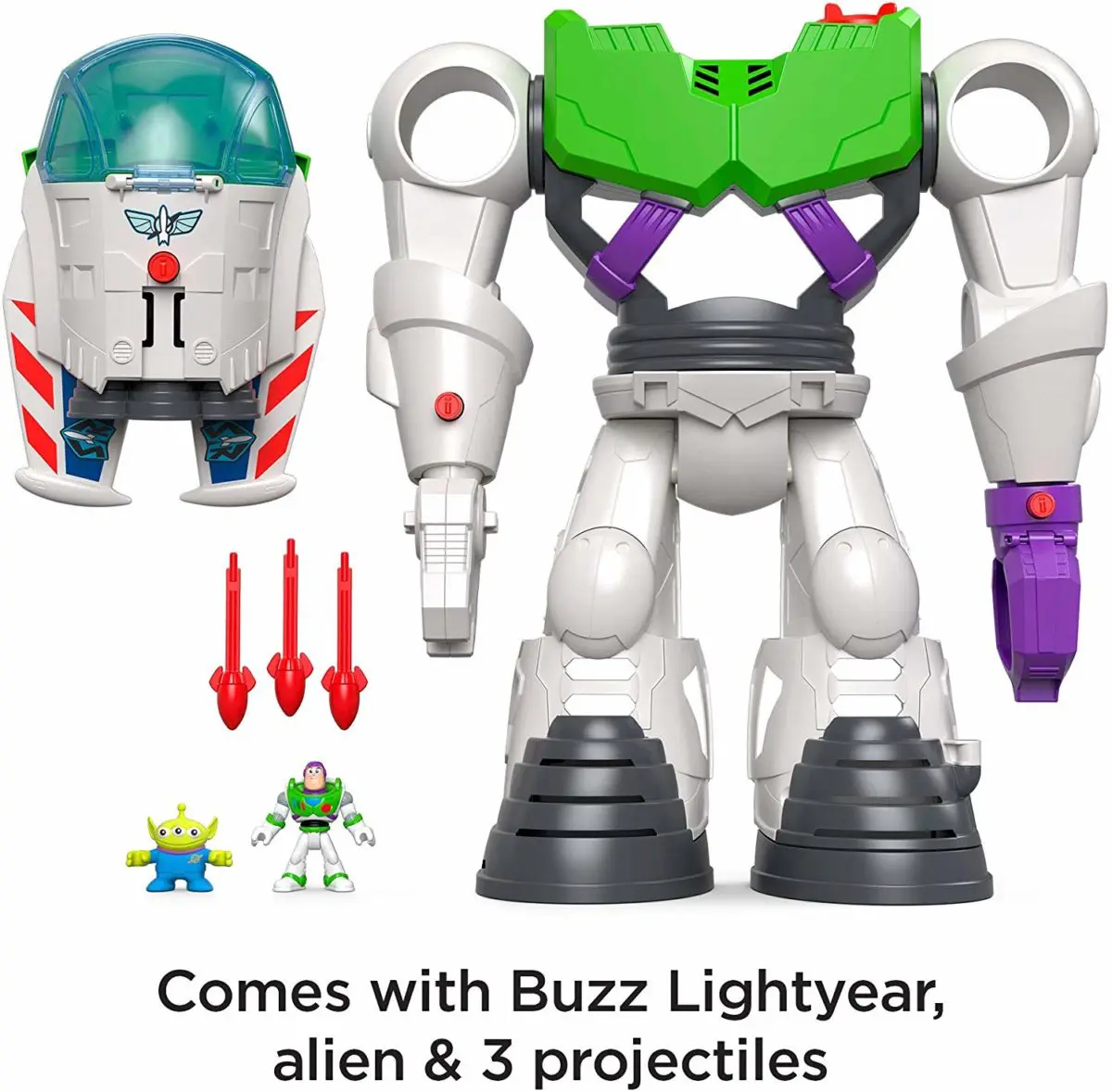 Toy Story Fisher-Price Imaginext 4 Buzz Lightyear Robot - Top Toys and Gifts for Four Year Old Boys 2