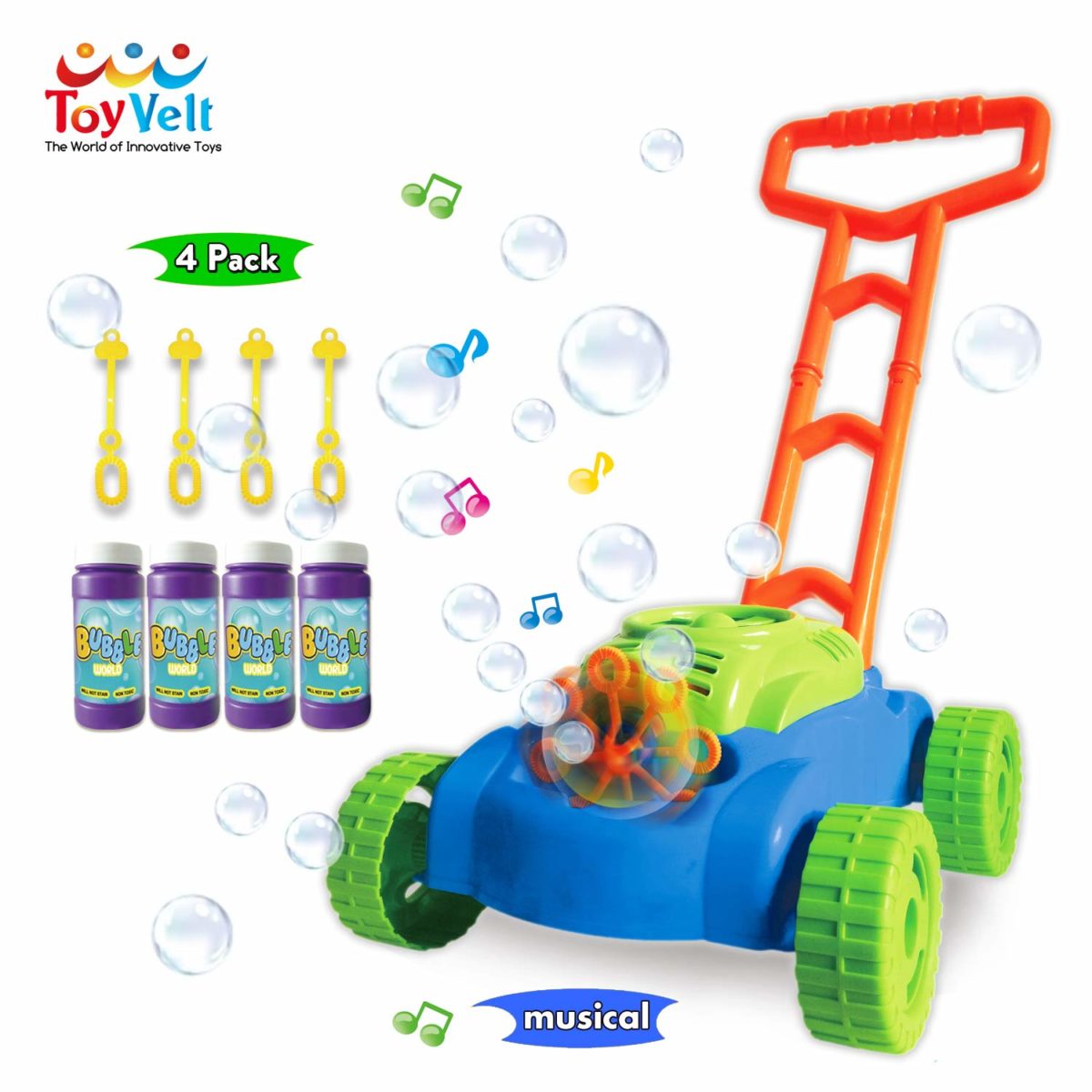 ToyVelt Bubble Lawn Mower