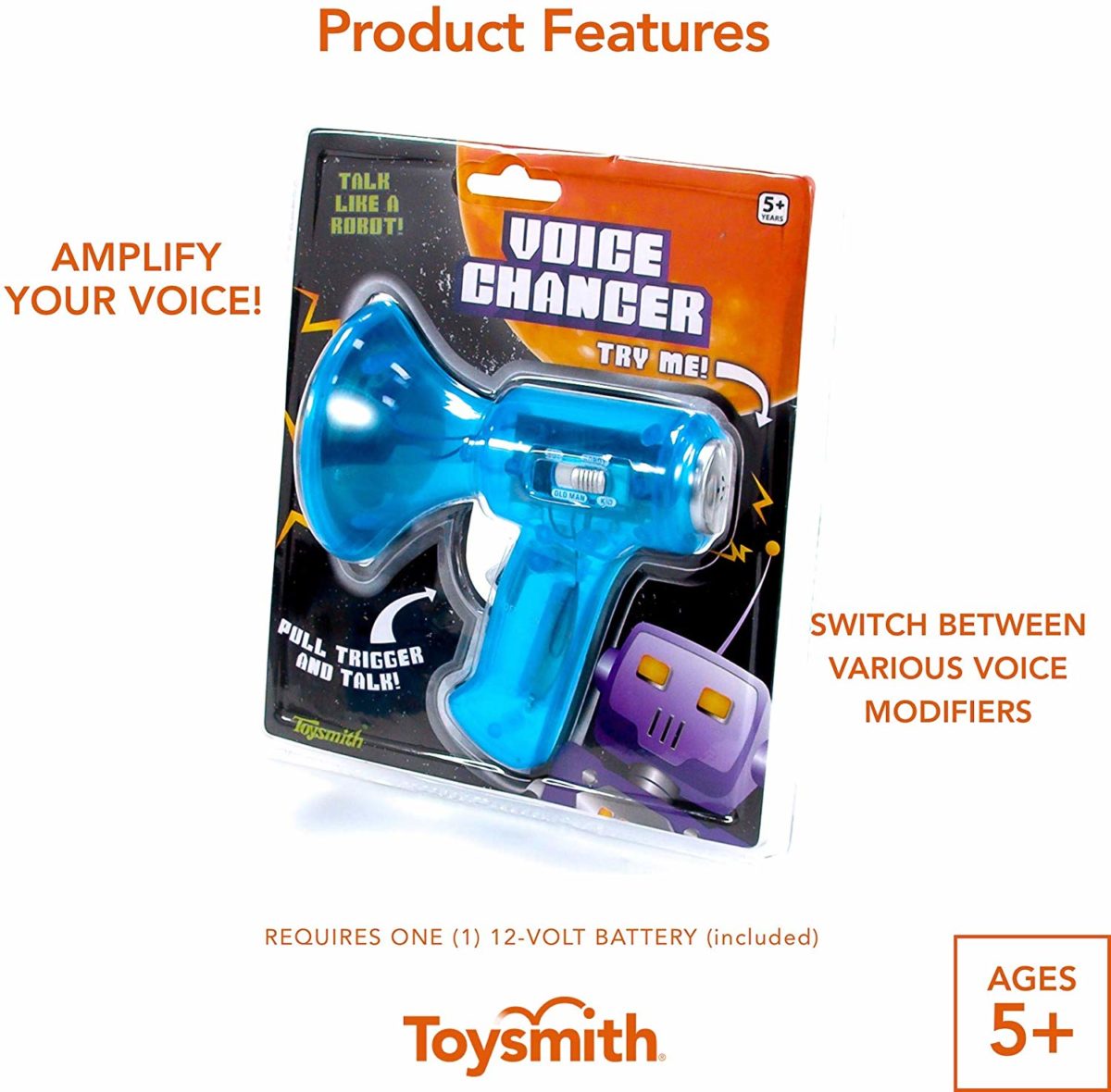 Toysmith 3.5 Inch Small Voice Changer - Top Toys and Gifts for Seven Year Old Boys 2