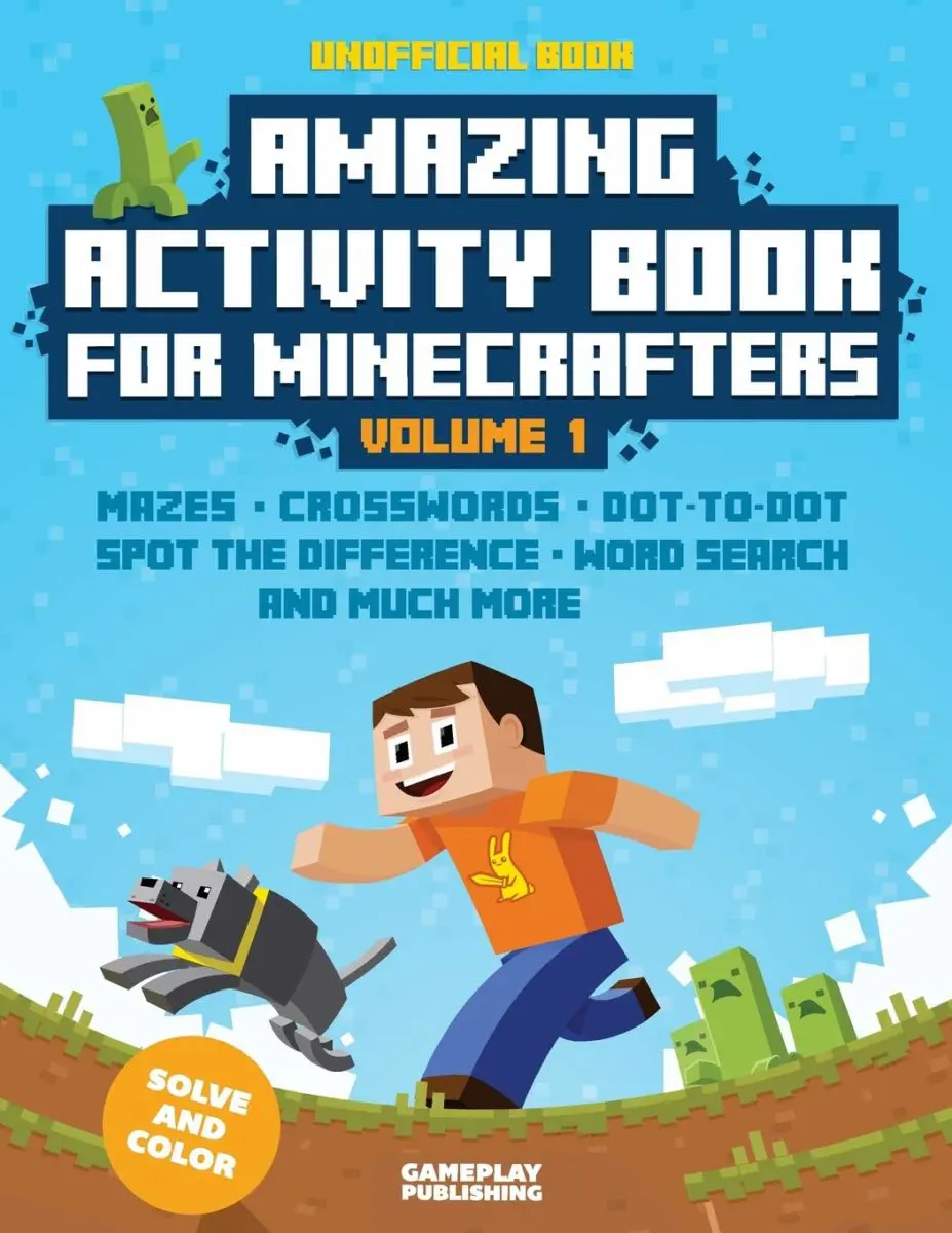 Amazing Activity Book for Minecrafters - Top Toys and Gifts for Eight Year Old Boys 1