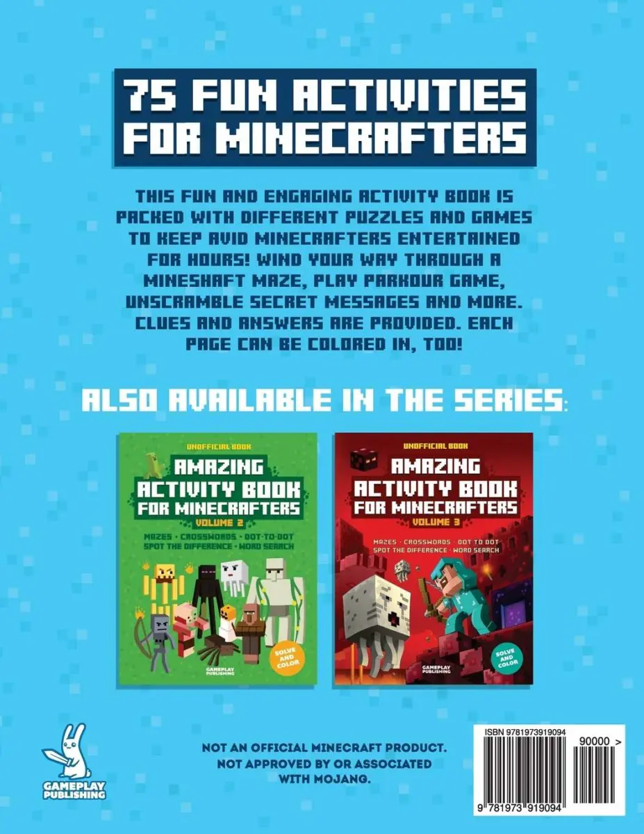 Amazing Activity Book for Minecrafters - Top Toys and Gifts for Eight Year Old Boys 2