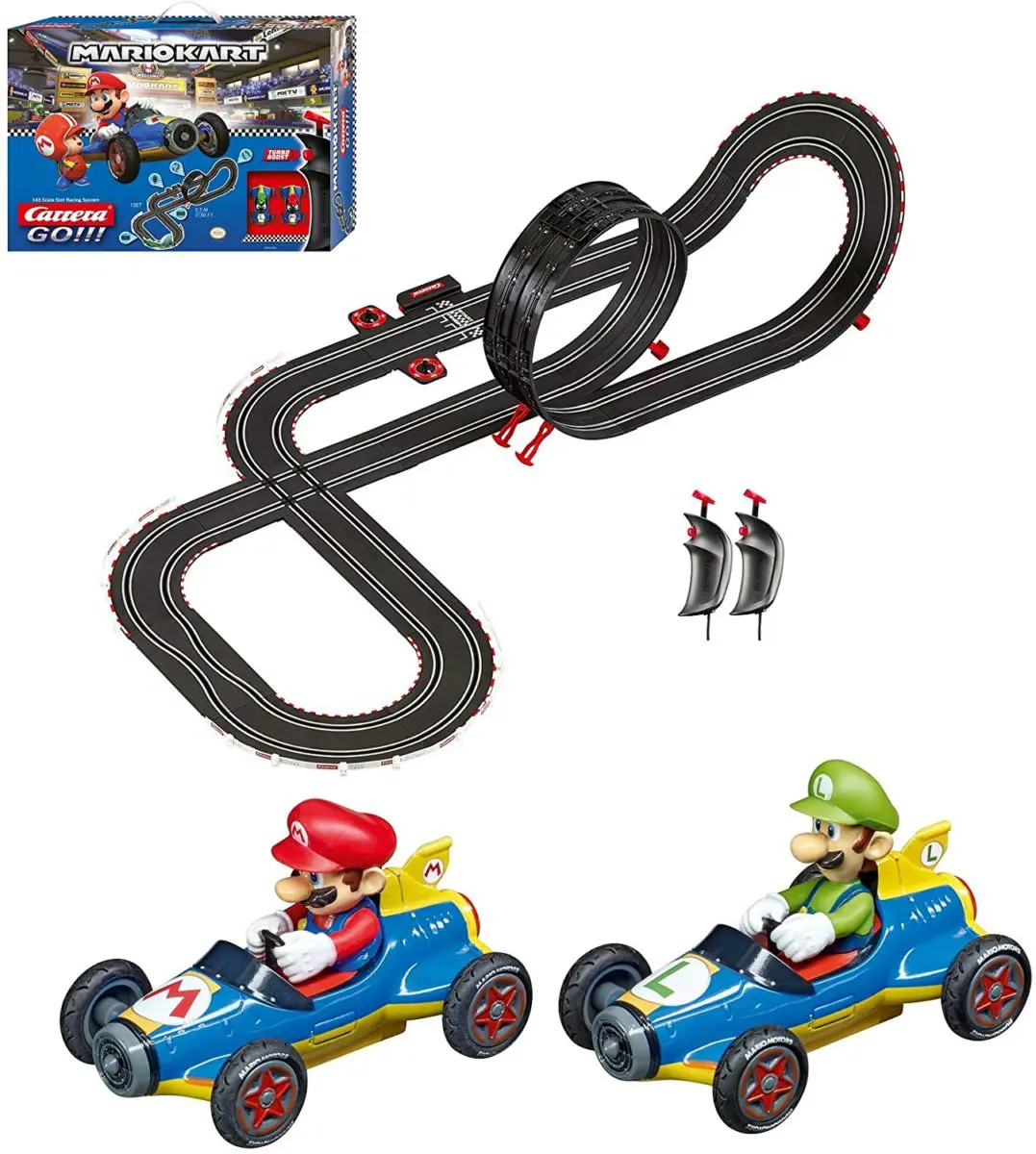 Carrera GO!!! Mario Kart Mach 8 Electric Slot Car Racing - Top Toys and Gifts for Eight Year Old Boys 1