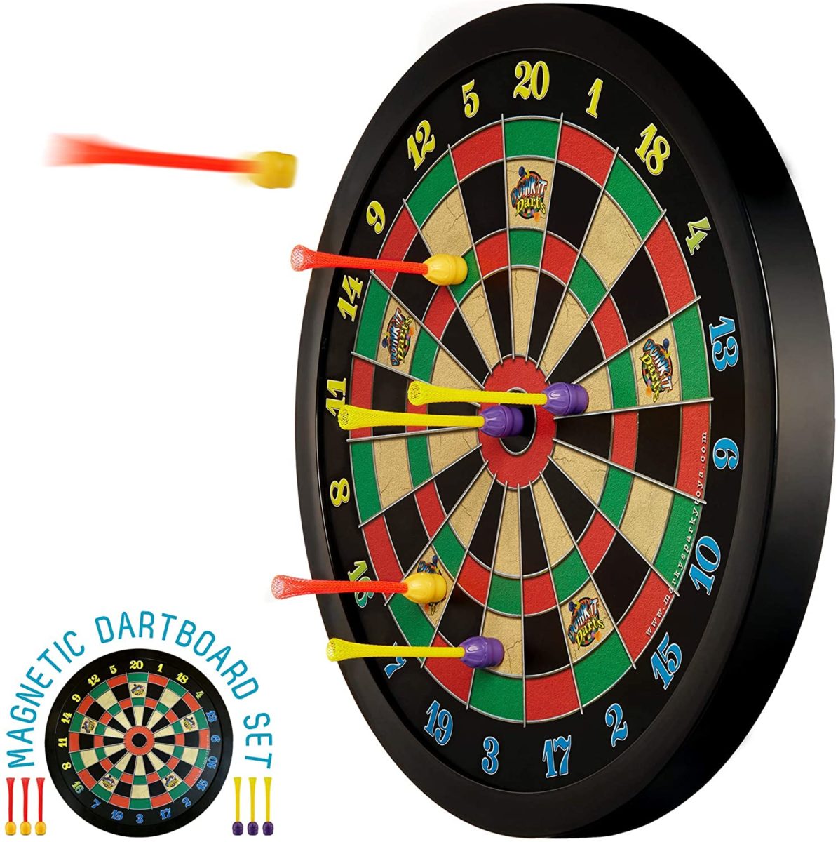 Doinkit Darts Kid-Safe Indoor Magnetic Dart Board - Top Toys and Gifts for Eight Year Old Boys 1