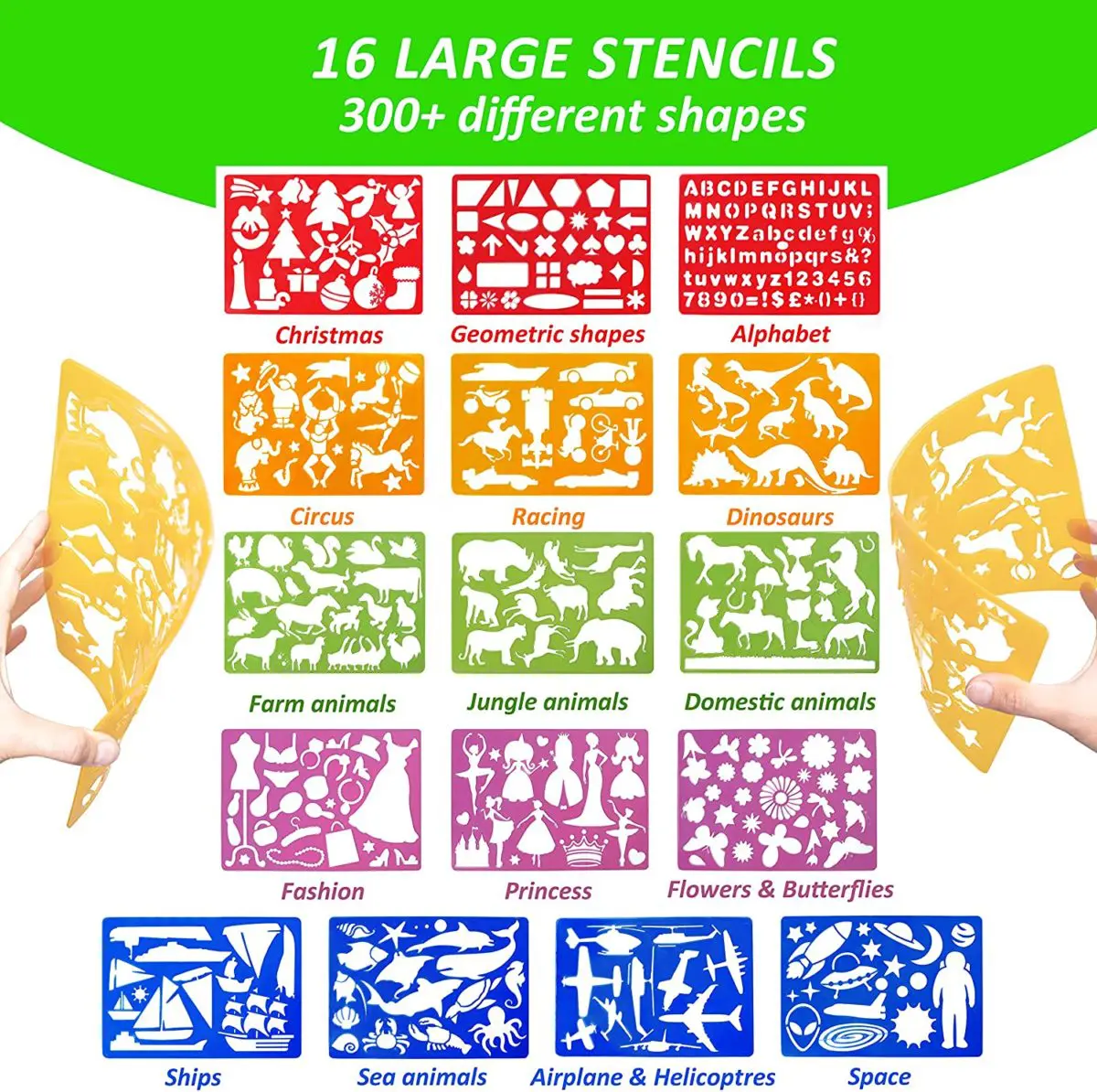 Drawing Stencils Set for Kids - Top Toys and Gifts for Eight Year Old Boys 2