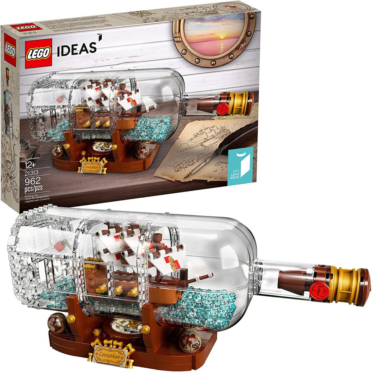 LEGO Ideas Ship in a Bottle - Top Toys and Gifts for Eight Year Old Boys 1