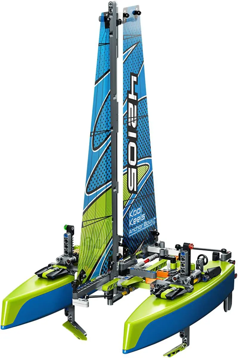 LEGO Technic Catamaran Model Sailboat Building Kit - Top Toys and Gifts for Eight Year Old Boys 2