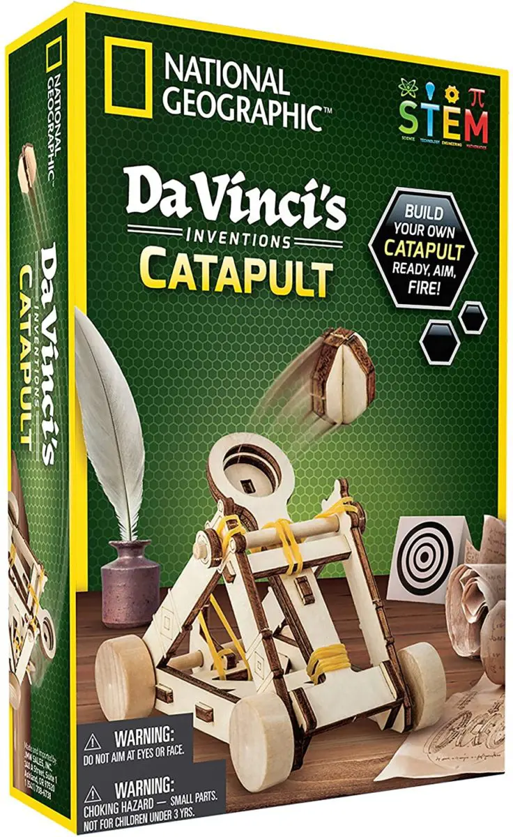 National Geographic Da Vinci’s DIY Science _ Engineering Construction Kit - Top Toys and Gifts for Eight Year Old Boys 1