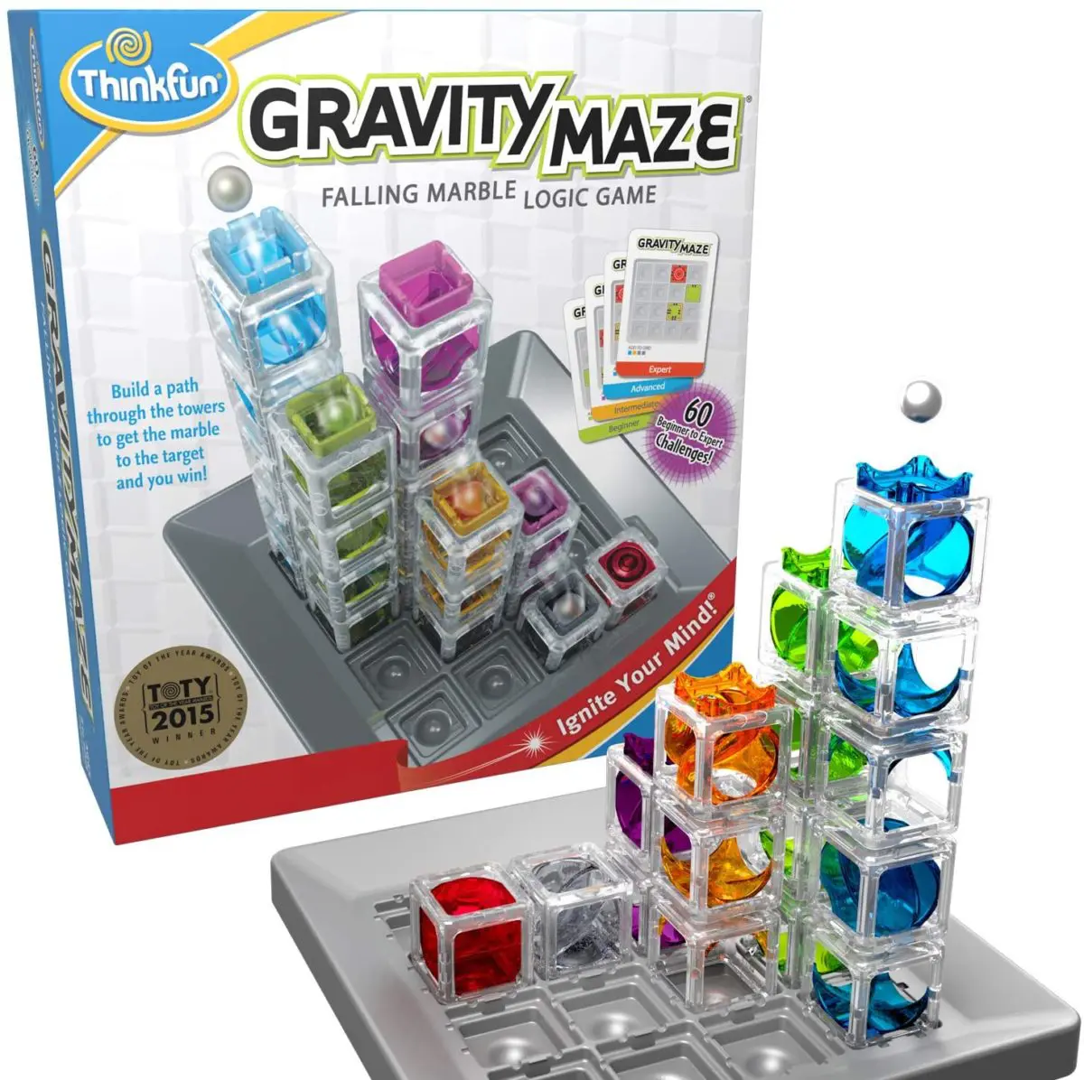 ThinkFun Gravity Maze Marble Run Brain Game - Top Toys and Gifts for Eight Year Old Boys 1