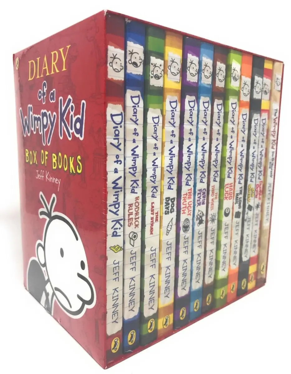 Diary of a Wimpy Kid 12 Books Complete Collection Set - Top Toys and Gifts for Nine Year Old Boys 1