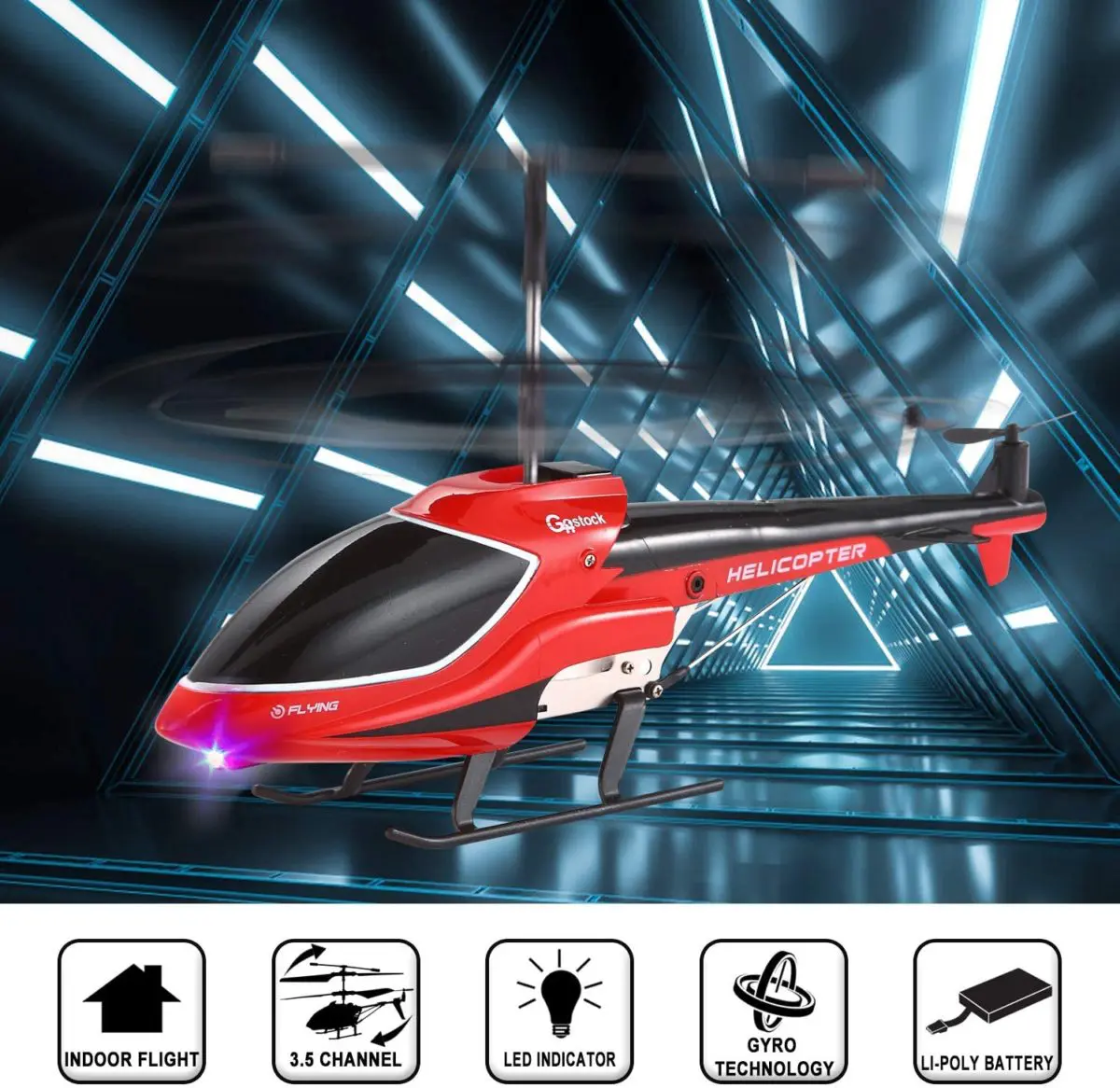 EXCOUP Remote Control Helicopter - Top Toys and Gifts for Nine Year Old Boys 2
