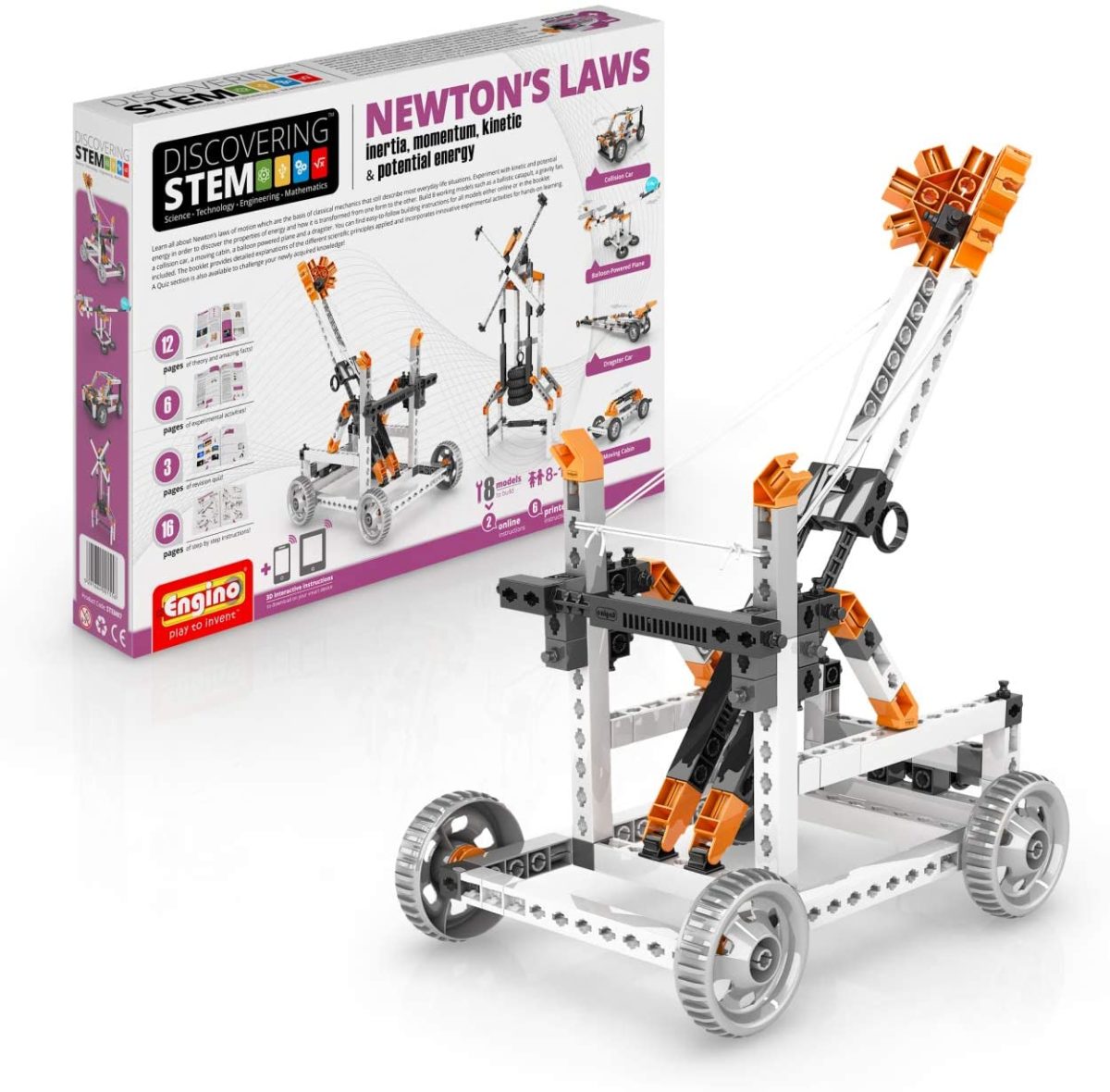 Engino Discovering STEM Newton’s Laws Construction Kit - Top Toys and Gifts for Ten Year Old Boys 1