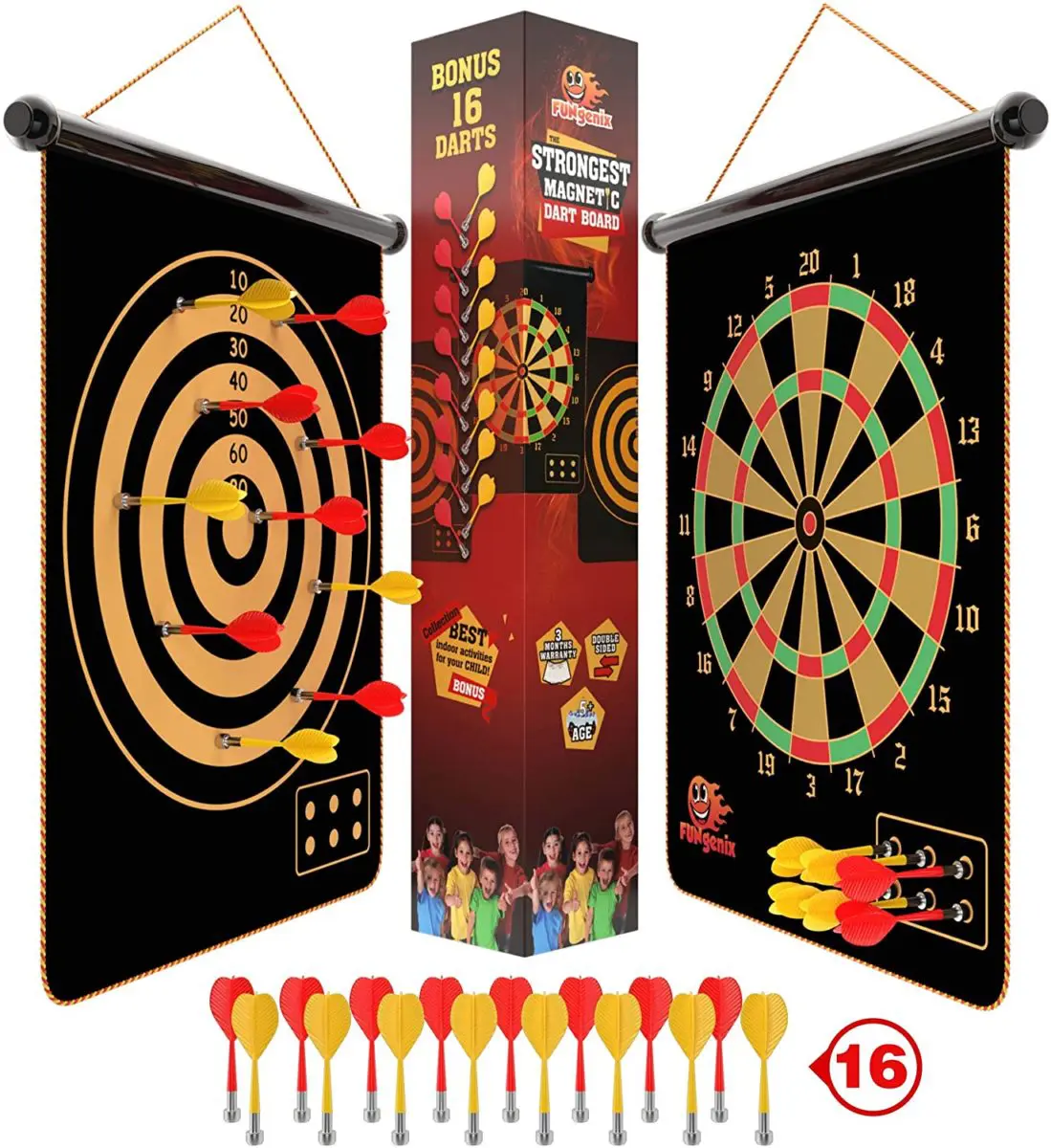Fungenix Magnetic Dart Board - Top Toys and Gifts for Ten Year Old Boys 1