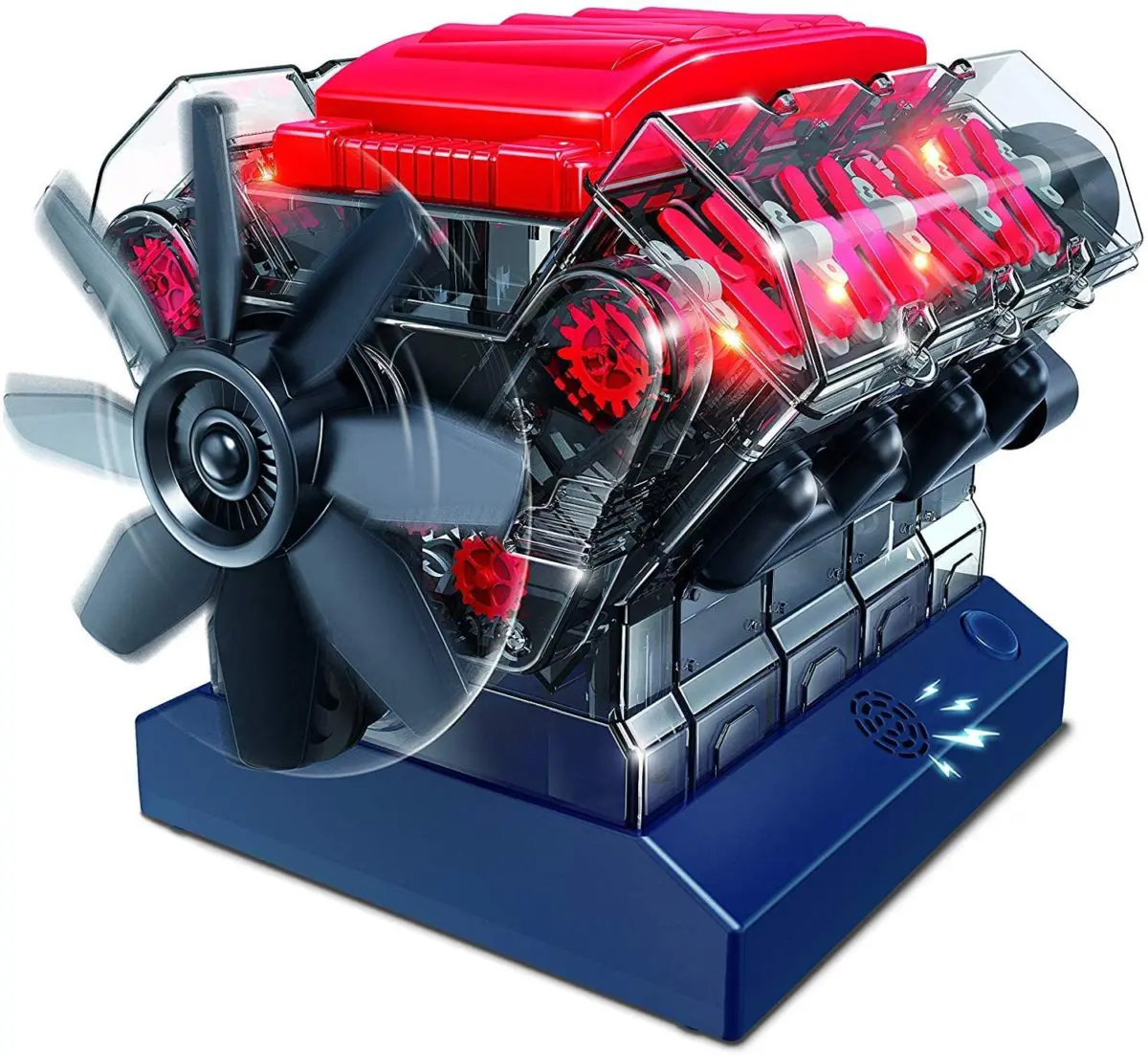 KidGenio Build Your Own 3D Model Engine - Top Toys and Gifts for Ten Year Old Boys 2