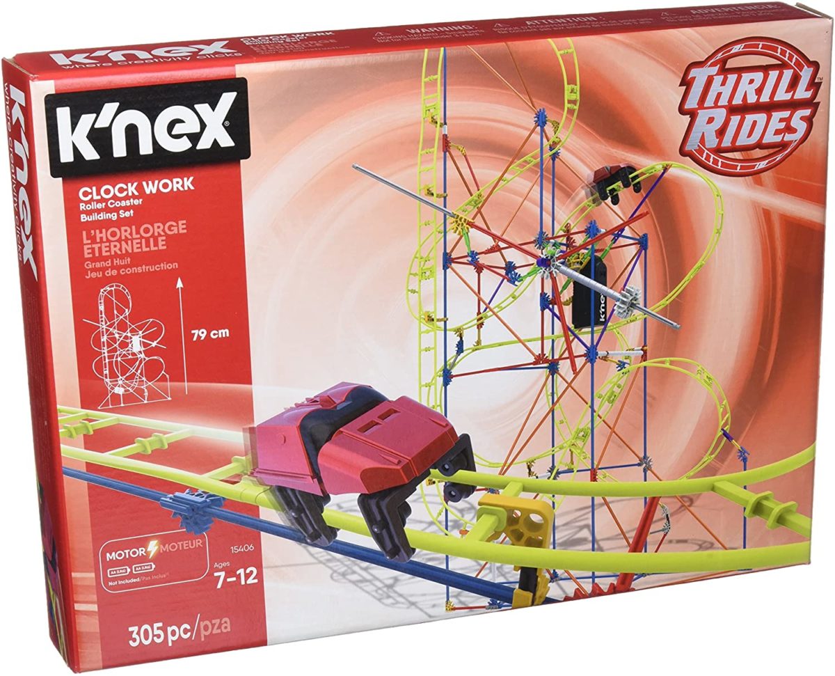 K’NEX Thrill Rides - Clock Work Roller Coaster Building Set - Top Toys and Gifts for Nine Year Old Boys 1