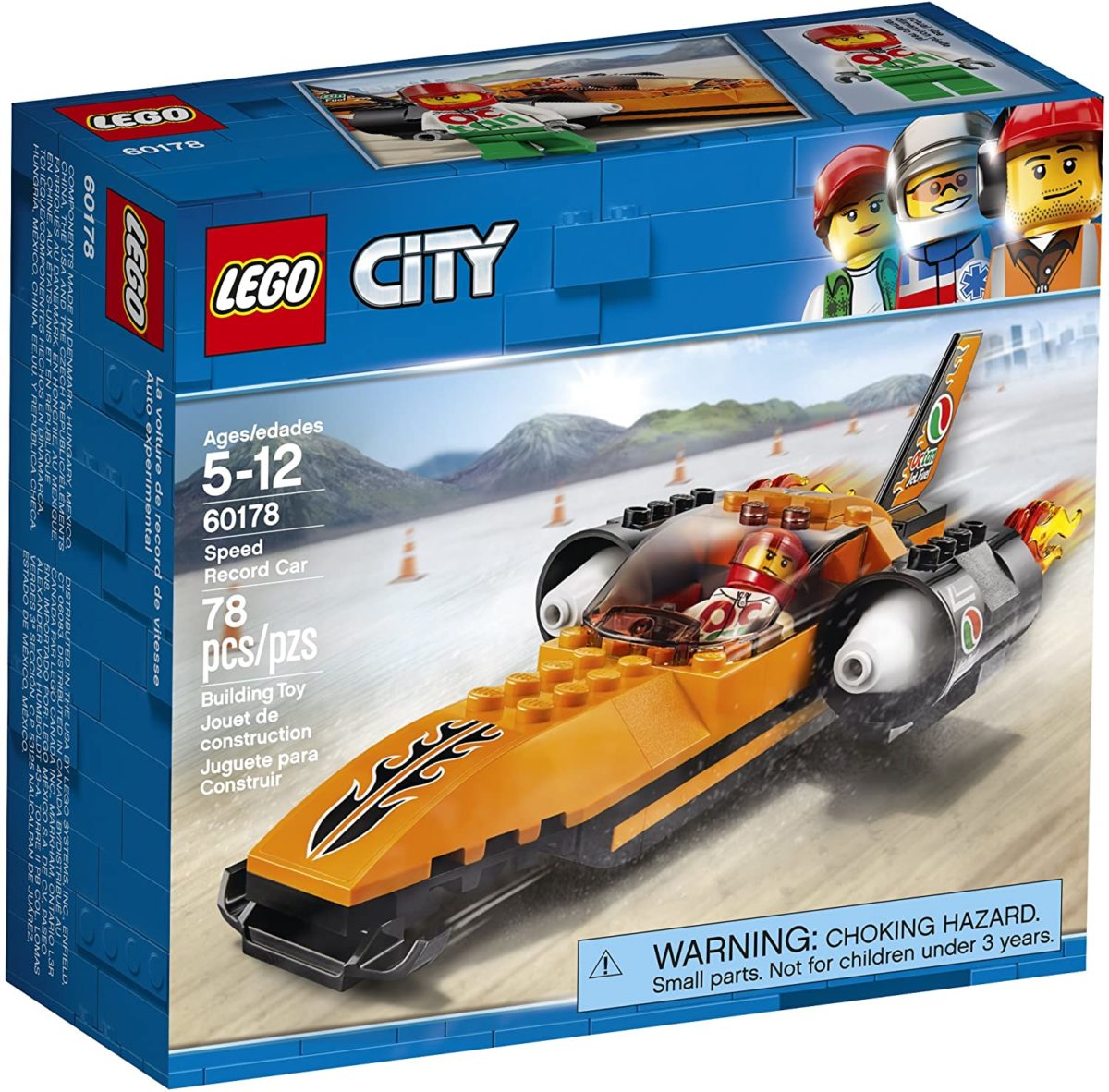 LEGO City Speed Record Car 60178 Building Kit - Top Toys and Gifts for Ten Year Old Boys 1