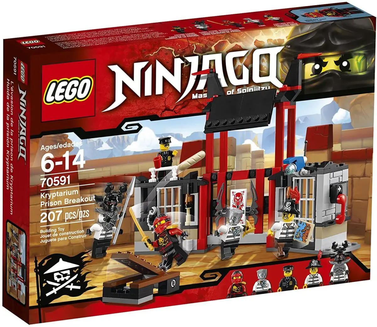 LEGO Ninjago Kryptarium Prison Breakout Prison Kit - Top Toys and Gifts for Nine Year Old Boys 1