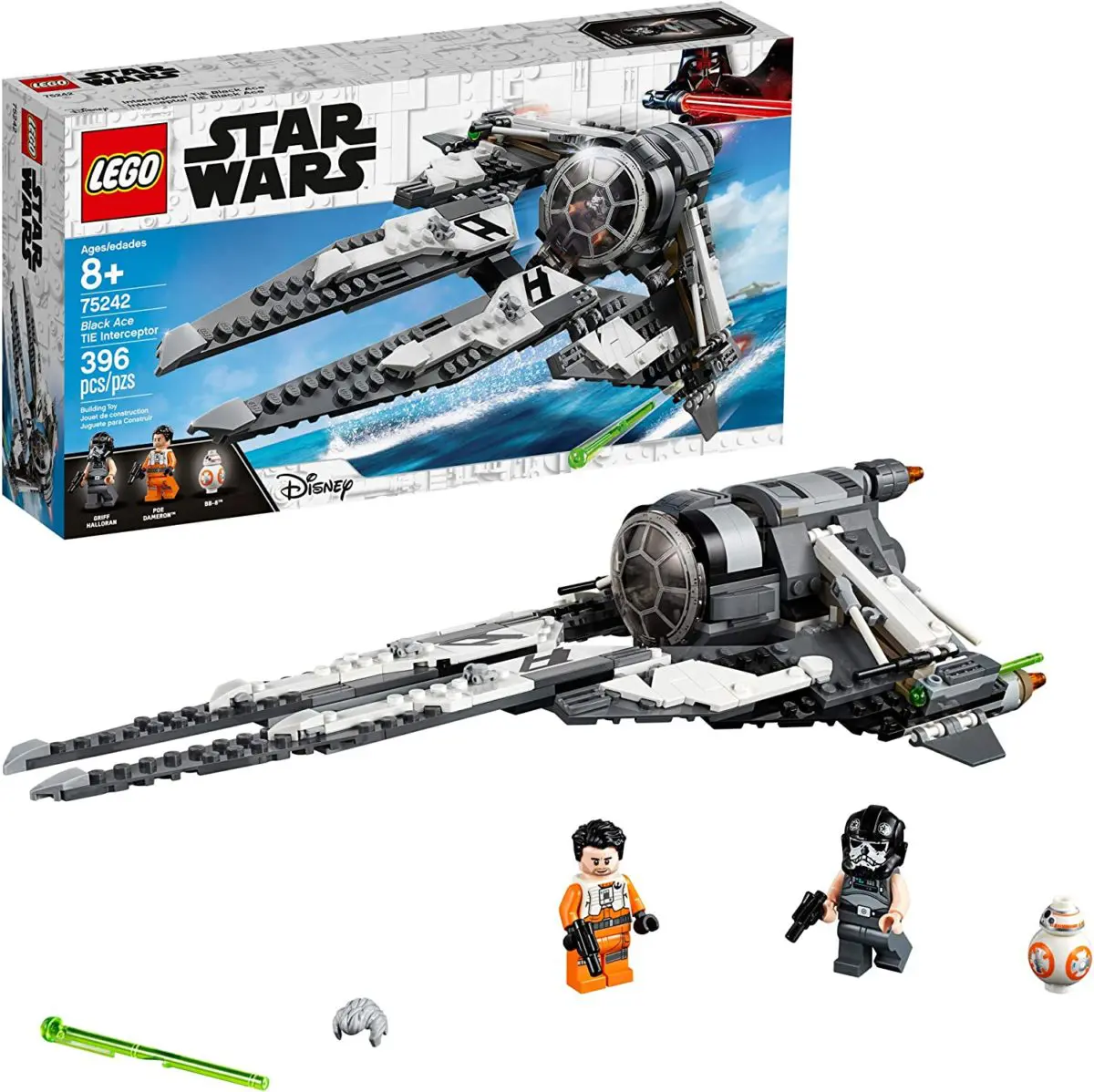 LEGO Star Wars Resistance Black Ace TIE Interceptor - Top Toys and Gifts for Nine Year Old Boys 1