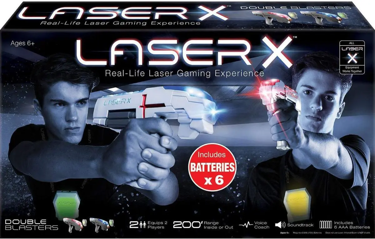 Laser X 2 Player Laser Gaming Set - Top Toys and Gifts for Ten Year Old Boys 1