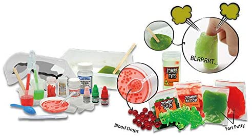 Playz Disgusting n_ Gross Zombie Poop, Boogers, _ Bloody Slime Science Activity _ Experiment Set - Top Toys and Gifts for Ten Year Old Boys 2