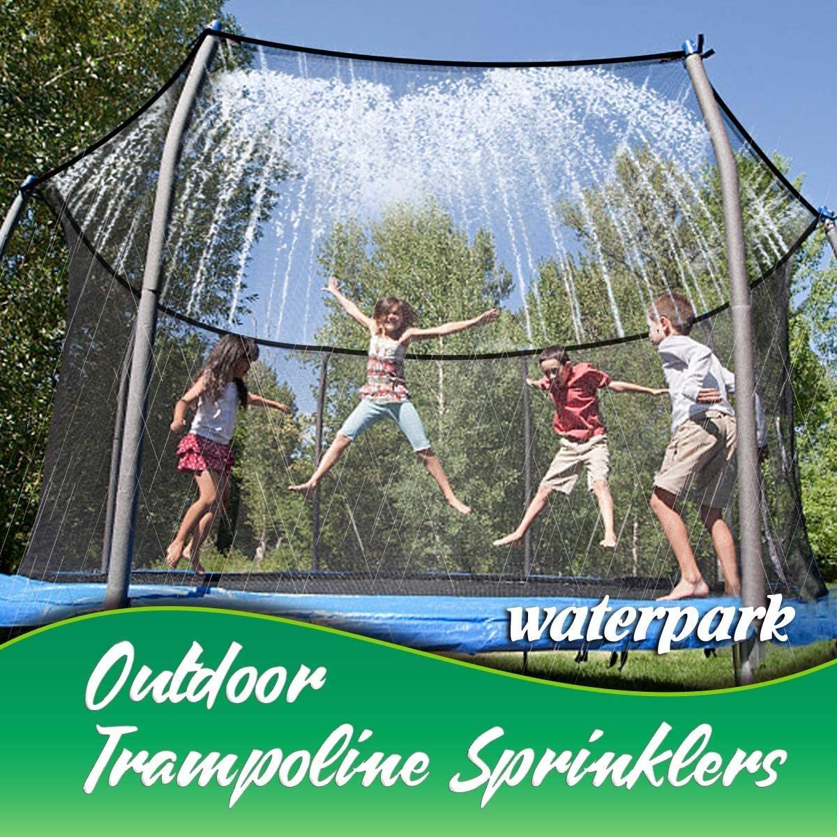 Tesmotor Trampoline Sprinkler, Outdoor Water Park Sprinkler for Kids - Top Toys and Gifts for Ten Year Old Boys 2