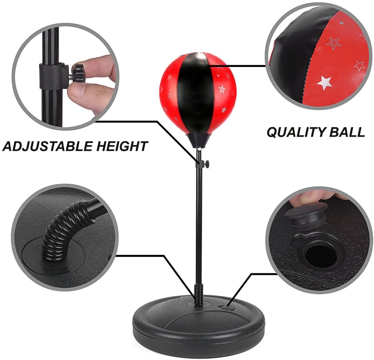 ToyVelt Punching Bag for Kids - Top Toys and Gifts for Nine Year Old Boys 2